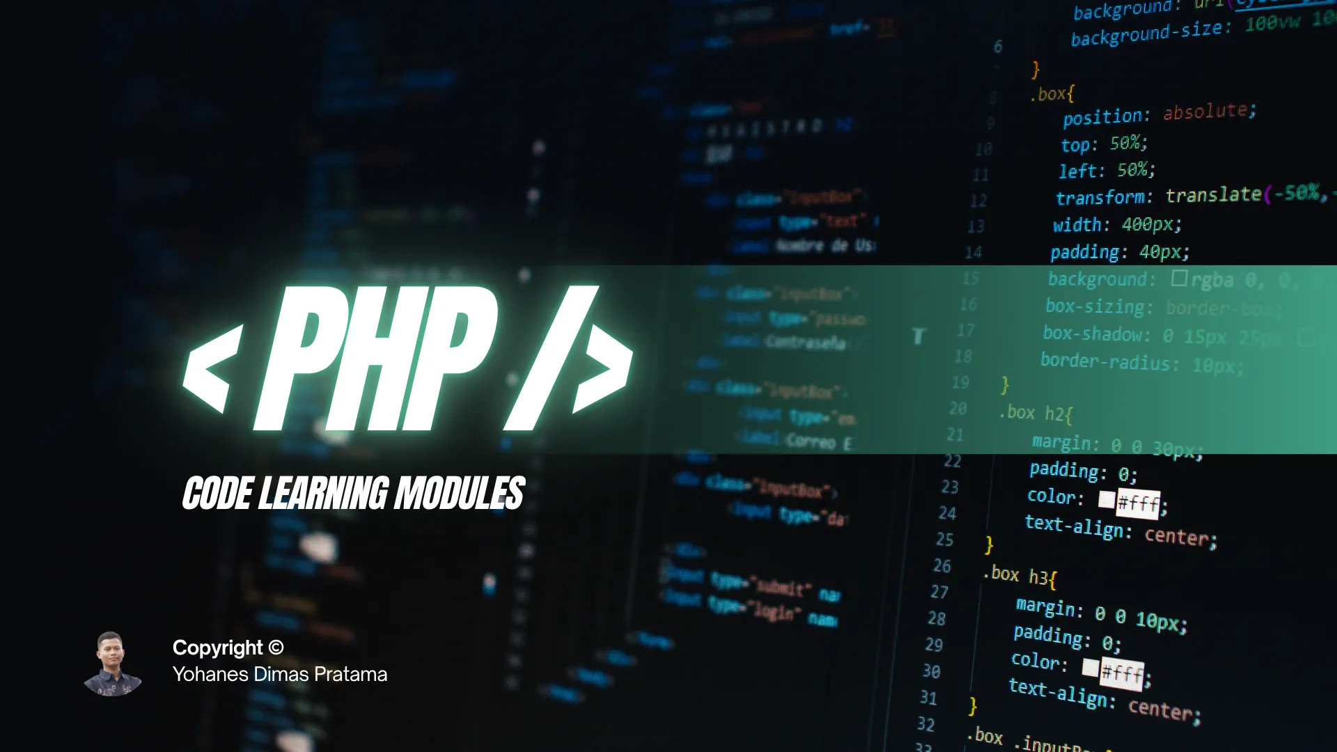 PHP Learning Modules - Preview 1